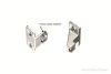 Blum COMPACT 33 Edge Mount Mounting Plates | Overlay: 1/2" | 130110023