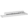 Rev-A-Shelf 563 Series Pullout Towel Bar | 3 7/8" W x 12 7/8"D x 1 1/2"H, Chrome, Description: 2 Prong Towel Bar | 56351C