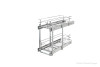 Rev-A-Shelf 8-3/4 2-Tier Wire Pull-Out Basket with 22 Slides, Chrome | 5WB20922CR