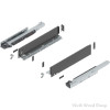 Legrabox Drawer System | 18", M Height, 3-9/16", 125lb Capacity Full-Extension with BLUMOTION, Orion Gray | 770M45S0S