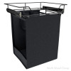 Rev-A-Shelf Wide Pull-Out Hamper with Canvas Bag, Powder-Coated Finish | 18" | CSOHSL181
