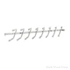 Sidelines Deluxe Matte Black | 2-5/16"W x 13-25/32"D Pullout Tie Rack, Steel - CTRSL-14-MB-1 | CTRSL14MB1