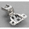 Salice Series CU 2 Cam Soft-Close Silentia | 1-3/8" Overlay Face-Frame Hinges Nickel, 106deg Dowel - CUR3CD9 | CUR3CD9