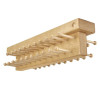 Rev-A-Shelf Maple 5"W x 13-7/8"D Tie Rack, - CWTTR-14-1 | black | CWTTR14B1
