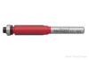 Freud Bearing Flush Trim Router Bits | Description: 1/2" dia x 1/2" bearing x 1" carbide x 2 flutes x 1/2" shank x 3-1/4" overall | FR42110
