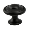 Berenson Euro Traditions Knobs | Matte Black, Height: 1 1/16", 1 3/16'' | H2927155