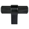 Berenson Radial Reign Matte Black and Modern Brushed Gold Knob | Matte Black | H50364055