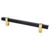 Berenson Rivet Rebel 160mm CC Length | Matte Black and Modern Brushed Gold | H5111455MDB