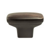 Berenson Transitional Advantage One Rounded Rectangle Knob | Verona Bronze | H918510VB