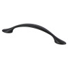 Berenson Transitional Advantage Three 96mm CC Rounded End Pull | Matte Black | H93591055