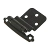 Belwith Keeler Hickory Hardware Self-Close 3/8" Inset Face Mount Hinge, Screw-on Oil Rubbed Bronze Highlighted - P243-OBH | P243OBH