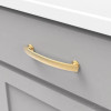 5-1/16 Inch Center to Center Bar Cabinet Pull | SATIN NICKEL | PRO9SN