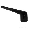 Modern Advanced Steel Shelf Bracket Flat Black | PROB08LD101BLC