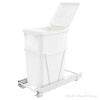 Rev-a-Shelf RV Series Pullout Waste Container - 35 QT. | 10-5/8"X22X19 | RV12PBS