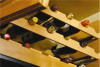 Omega National Products Omega | National Maple Wine Bottle Storage 3/4"D x 48"W x 2"H, 11 Openings Unfinished - S9200MUF1 | S9200MUF1