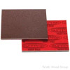 SurfPrep 3" x 4" x 1/2" Premium A/O Foam Abrasive Pad | Super Fine | SPRFHRSF