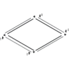 Metafile 22" Hanging Rail Set, Gray | ZRM5500