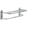 Liberty Hardware Bright Stainless Steel | 24" Align Lock Towel Shelf with One Bar, | 2780SSA1