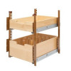 Rev-A-Shelf Pilaster Drawer Kits | Drawer: (2) Standard drawer, Cabinet: 18" | 4PIL18SC2