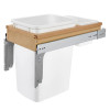 Rev-A-Shelf 4WCTM Series Top Mount Single Waste Containers --- 1-5/8" Face Frame | Single 35, 11 3/4"W x 22 3/4"D x 17 7/8"H, Single 35 | 4WCTM12DM1162
