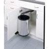 Rev-A-Shelf 15 Liter Pivot-Out Waste Container for 14-3/4" Cabinet Opening, | Stainless Steel | 801031415