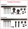 Barn Door Hardware: Standard Kits | 96" | FRBTM96