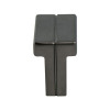 Berenson Skyline Series Slate 1-3/8"L x 3/4" (19 mm) W Knob, - 1125-1SLT-P | 1-3/8" | H11251SLTP