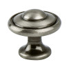 Berenson Euro Traditions Knobs | Brushed Black Nickel, Height: 1 1/16", 1 3/16'' | H29211BBN