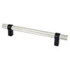 Berenson Radial Reign Length | 160mm CC, Brushed Nickel and Matte Black | H50694BPN55