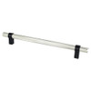 Berenson Radial Reign 224mm CC Length | Brushed Nickel and Matte Black | H50704BPN55