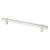 Berenson Rivet Rebel 224mm CC Length | Brushed Nickel | H50824BPN