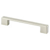 Berenson Skyline Pulls | Brushed Nickel, Center: 160mm, 6 11/16" | H92031BPN