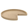 Rev-A-Shelf Lazy Daisy Banded Wood D-Shape Sets | 32", Single Shelf w/ 10" Steel Bearing | LD4BW20132SBS1