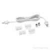 Tresco Side-Emitting Neoloop DIY Link Cord, White | 10", | LN1LNK251
