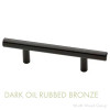 Liberty Hardware Builder's 76mm Steel Bar Pull | Dark Oil Rubbed Bronze | P01010OB3C