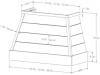 Omega National Products Modern Tapered 42" Wide Wall Hood, Maple, R29T042SMB1MUF1 | Range Hoods | R29T042SMB1MUF1