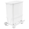 Rev-a-Shelf RV Series Pullout Waste Container - 20 QT. | 8-1/2" (216mm) W x 14-5/8" (370mm) D x 16-5/8" (422mm) H, Single 20 qt. with Euro Slides | RV814PB
