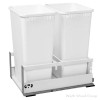 Rev-A-Shelf TWCSC Series Undermount Waste Container - No Servo-Drive | 35 QT 15" | TWCSD18DM2