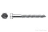 Deerwood Fasteners Installation Screws 3" Lag Bolt WS Type | Box of 100 | WW37000