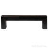 Wurth Square 3" Center to Center Aluminum Pull | Matte Black | WR01000012