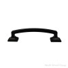 Wurth Modern 3" Center to Center Zamak Pull | Matte Black | WR01000016