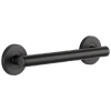 Delta Faucet Contemporary Decorative 12" Grab Bar | Matte Black | 41812BL