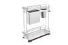 Rev-A-Shelf 5322KB Gray 10-1/4" 2-Shelf Base Cabinet Pullout Organizer with Soft-Close Slides, 5322KB | 5322KBBCSC9GR