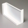 Knape & Vogt Plastic Cover Cap for 806 Series Hanging Rail Brackets Left Sided, Candlelight Finish - Camar 806-32-SX | 80632SX