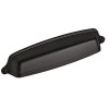 Amerock Allison Matte Black Cup Pull 128mm CC | BP22439FB