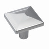 Amerock Extensity Series Polished Chrome 1-1/2 in (38 mm) L x 1-1/2 in (38 mm) W Knob, -BP2939826 | BP2939826