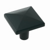 Amerock Extensity Series Matte Black 1-1/2 in (38 mm) L x 1-1/2 in (38 mm) W Knob, -BP29398FB | BP29398FB