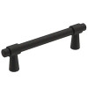 Amerock Destine Series 3-3/4 in (95 mm) Center to Center Matte Black Pull, -BP36858FB | BP36858FB