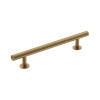 Amerock Radius Series 5-1/16 in (128 mm) Center to Center Champagne Bronze Pull, -BP36866CZ | BP36866CZ