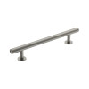Amerock Radius Series 5-1/16 in (128 mm) Center to Center Satin Nickel Pull, -BP36866G10 | BP36866G10